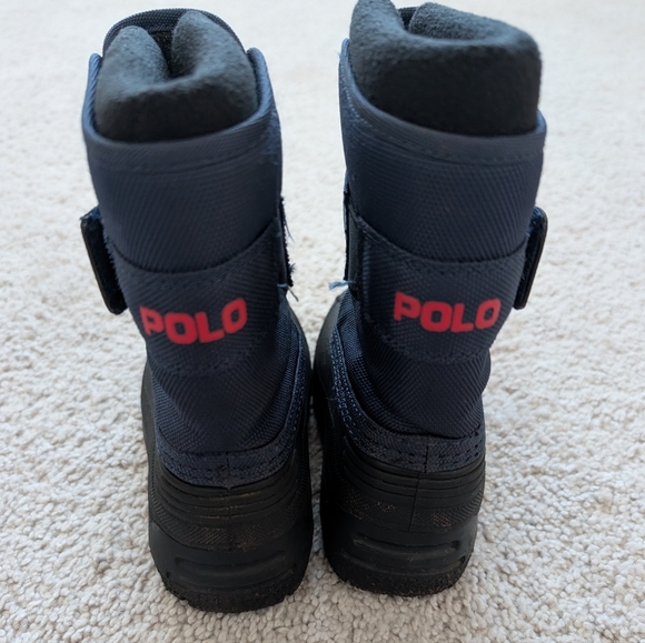 Boy's Outdoor Boots Polo Ralph Lauren Kids Everlee (Toddler/Little Kid) Size 7 - Picture 4 of 12